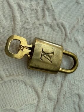 Authentic Louis Vuitton Brass lock